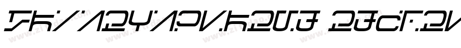 GrunionScript Italic字体转换